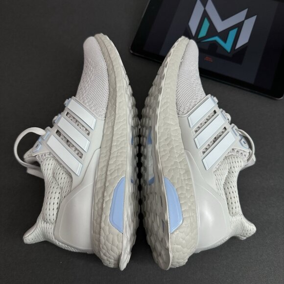 Adidas UltraBoost 1.0 (JH9211) "Grey/White/Blue" Women's Sizes - Picture 10 of 12